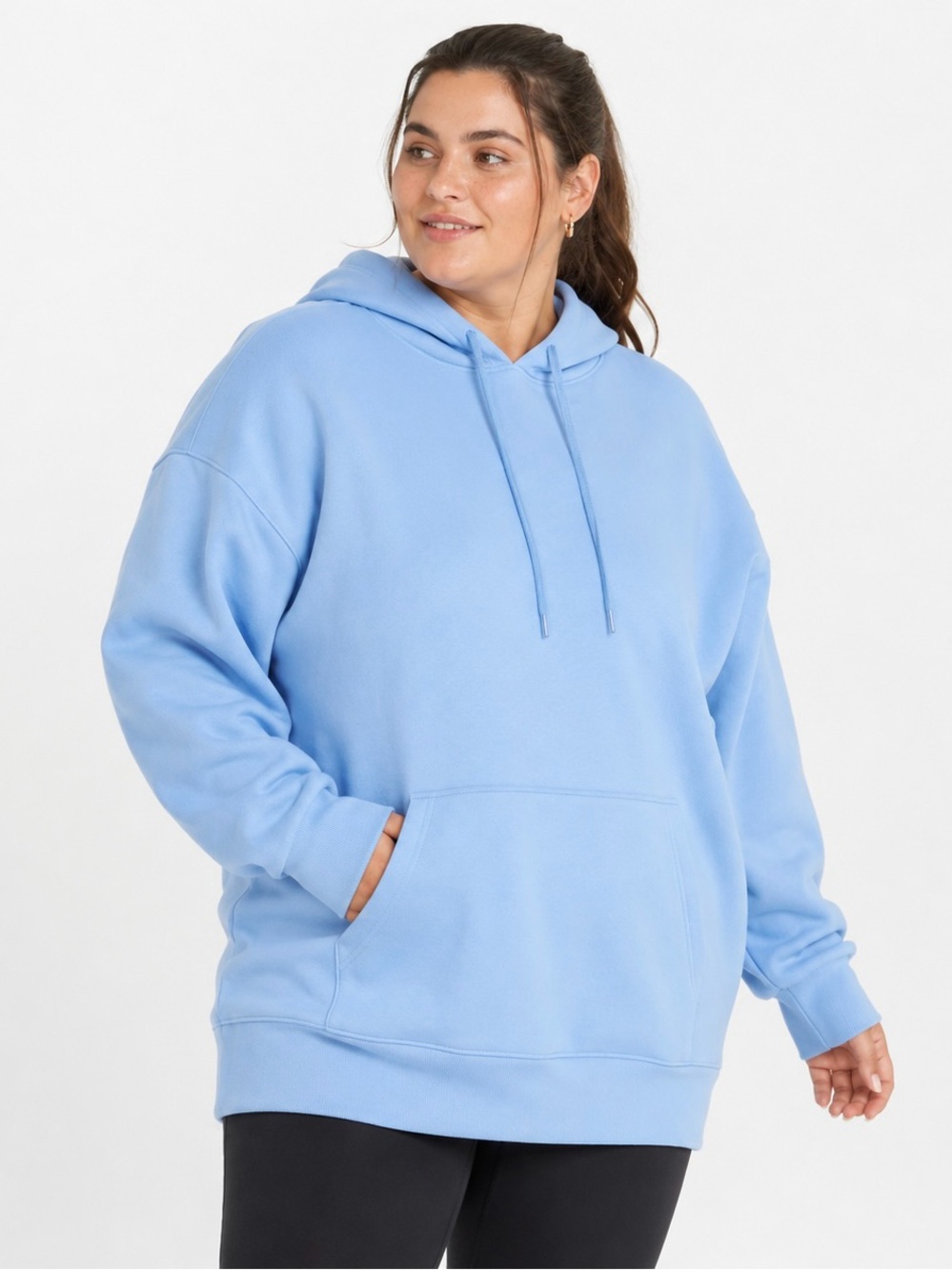 JoyLab Women Sweatshirt Relaxed Fit Cool Blue Size XL